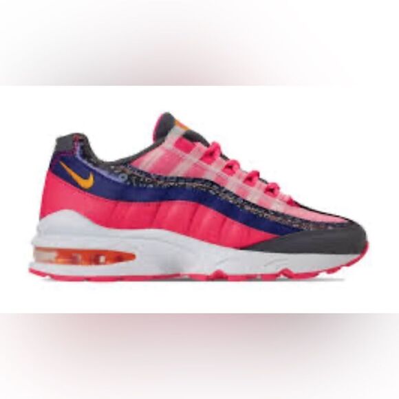 Nike Youth SIZE 5 Air Max 95 GS “Purple Racer Pink” - Picture 12 of 12